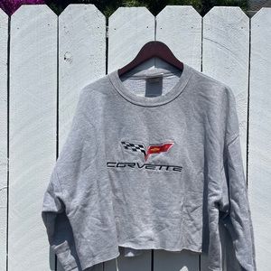 Vintage Cropped Corvette Sweatshirt